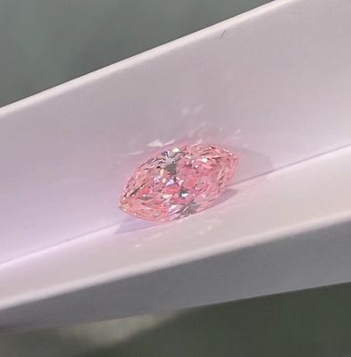 أنشأ مختبر الماس الملون المصنوع من قبل الإنسان الماس الحقيقي خاتم الماس الوردي Prime Source Marquise Loose Diamond