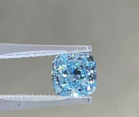 حجم كبير من CVD Lab نمت الماس الأزرق المزخرف بأحجار اصطناعية رائعة 2.25 قيراط VS1.5 قيراط