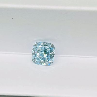 وسادة VS1 Brilliant Cut CVD Lab نمت الماس الأزرق 3.2ct-3.6ct