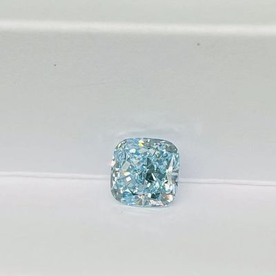 2.2ct-3.0ct الماس الأزرق المزروع في المختبر VS1 الماس الملون المخلوق في المختبر