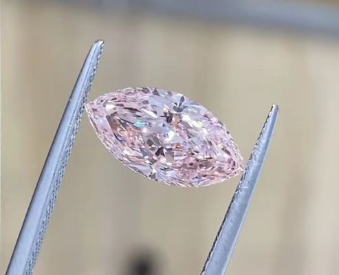 2.54ct مختبر الأمراض القلبية الكبيرة الماس الوردي الماركيز