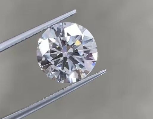 معتمدة من قبل IGI غير ملونة مستديرة لامعة مقطعة في المختبر الماس المزروع CVD 1.5ct-2ct