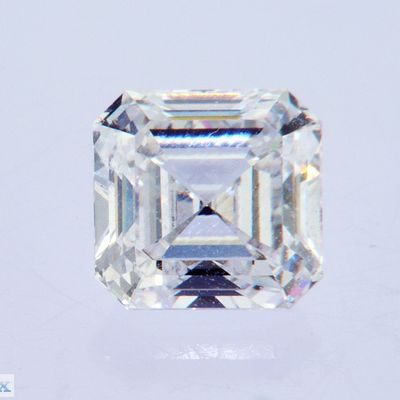 أبيض 3.2ct المختبر نمت CVD الماس مربع الزمرد Asscher الشكل معتمد IGI