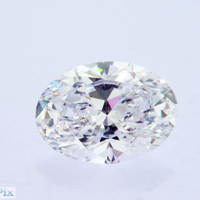 3.2ct لا توجد أزرار ثلجية قطعة بيضاوية لامعة معتمدة من مختبر IGI تم إنشاؤها من الماس الصناعي الأبيض