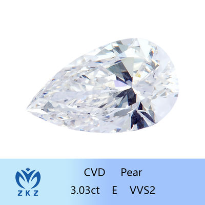 اللؤلؤة المقطوعة كطفل في مختبر الماس 3ct مع إصدار شهادة IGI