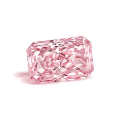 1.13ct معمل الشكل المتوهج الوردي الخفيف المصنوع من الماس VVS مواد الكربون مع شهادة IGI